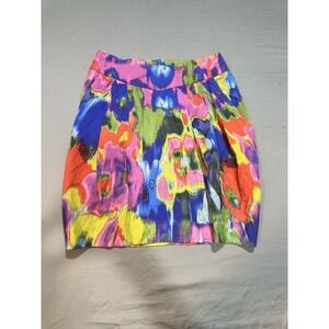 H&M Garden Collection‎ Skirt Floral Colorful Print 4